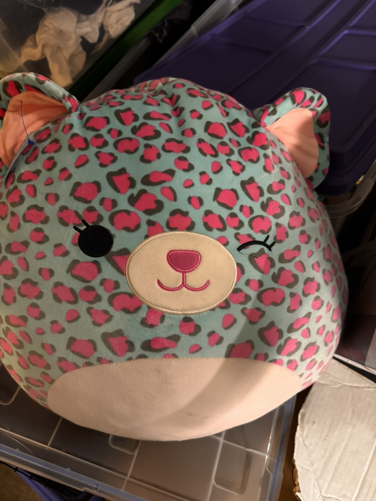 Rare Winking Squishmallows Chelsea the Cheetah 16