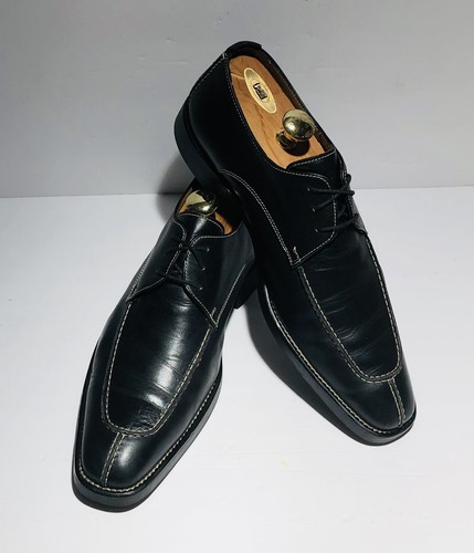 Michael Toschi Oxfords Mens Black Leather CIS Equipped Carbonlite Shoes Size 11