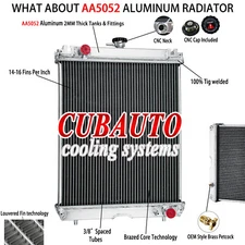 Aluminum Radiator For Kubota KX121-3S KX161-3 U45-3ST U45-3 U50-3 Excavator NEW