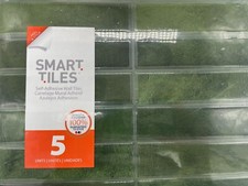 SMART TILES PEEL AND STICK BACKSPLASH TILES 5 SHEETS OF 11.43X9 INCHES BRAND NEW