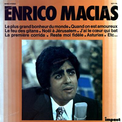 Buste Figurine Enrico Macias Par Starfan's - Neuf En Boîte (collection Musique)