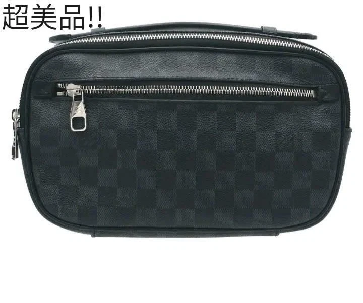 Louis Vuitton Damier Graffiti Cross Body Bag Shoulder N41289 Ambler Black  Men's