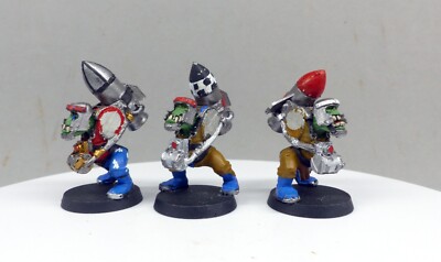 Warhammer 40k, Ork, metal, oop, stormboy rocket jetpack rokkit rocket fuzé 2002