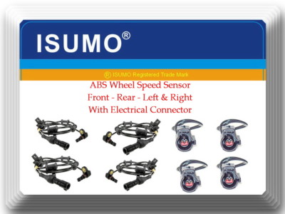 ABS Wheel Speed Sensor Rear Left Or Right W Connector Fit - View #5
