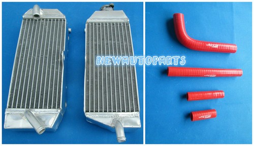 Radiador de aluminio verde L&R + manguera para 1998-2000 1999 2000 Yamaha WR400F WR 400 F - Imagen 3 de 9