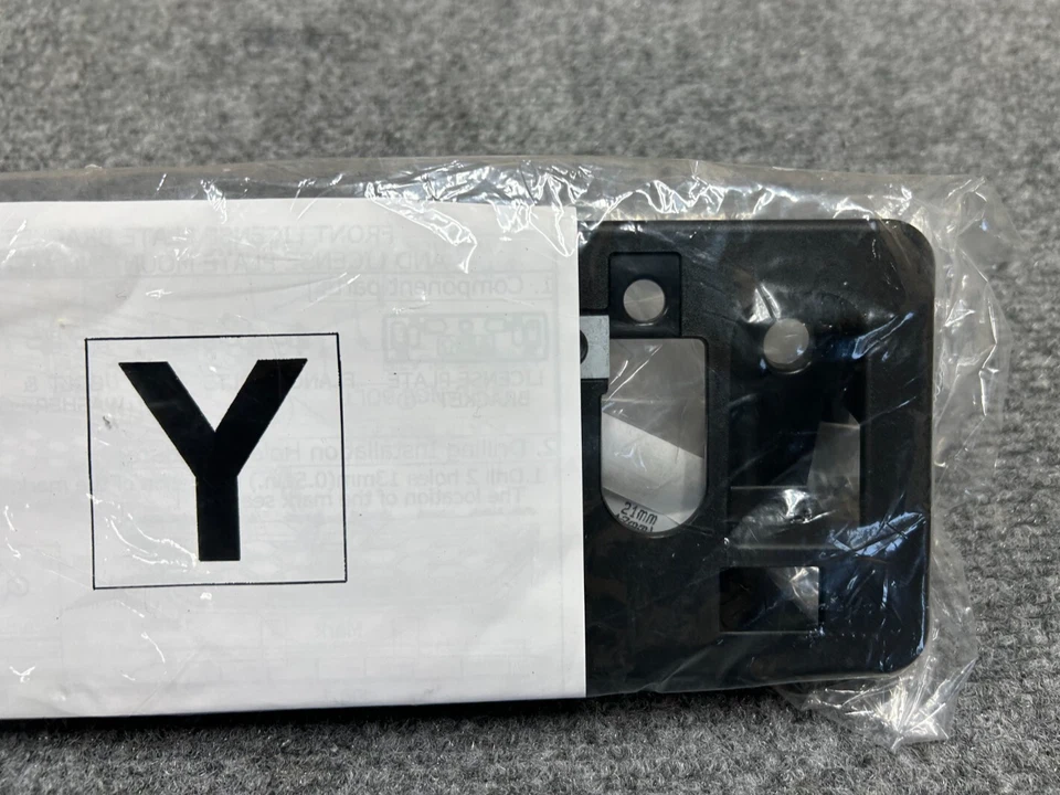 SUBARU WRX LIMITED 22-24 OEM FRONT BUMPER LICENSE PLATE FRAME MOUNT BRACKET 16K - Image 2 of 4