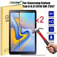 2Pcs For Samsung Galaxy Tab A 8.0 2018 SM-T387 Tempered Glass Screen Protector
