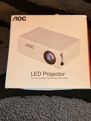 LED Mini Projektor 1080P FHD - Tragbarer Beamer für Heimkino