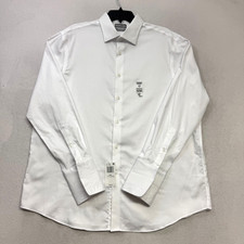 Michael Kors Airsoft Stretch Dress Shirt Mens 17.5 32-33 White Regular Fit NWT
