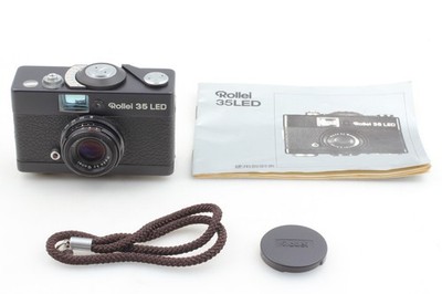 [ MINT ] Rollei 35 LED Black 35mm Film Camera Triotar 40mm f/3.5 Lens From JAPAN