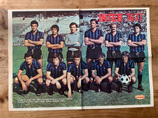 CALCIO-INTER-POSTER INTREPIDO CAMPIONATO 1976-77-MAZZOLA-FACCHETTI-ORIALI