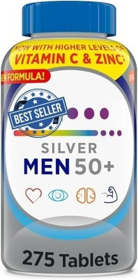 Centrum Silver Men 50+ Immune Support Multivitamin, 275 Tablets EXP 09/27