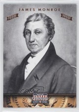 2012 Panini Americana Heroes & Legends Bronze Proof 75/100 James Monroe #5 7ov