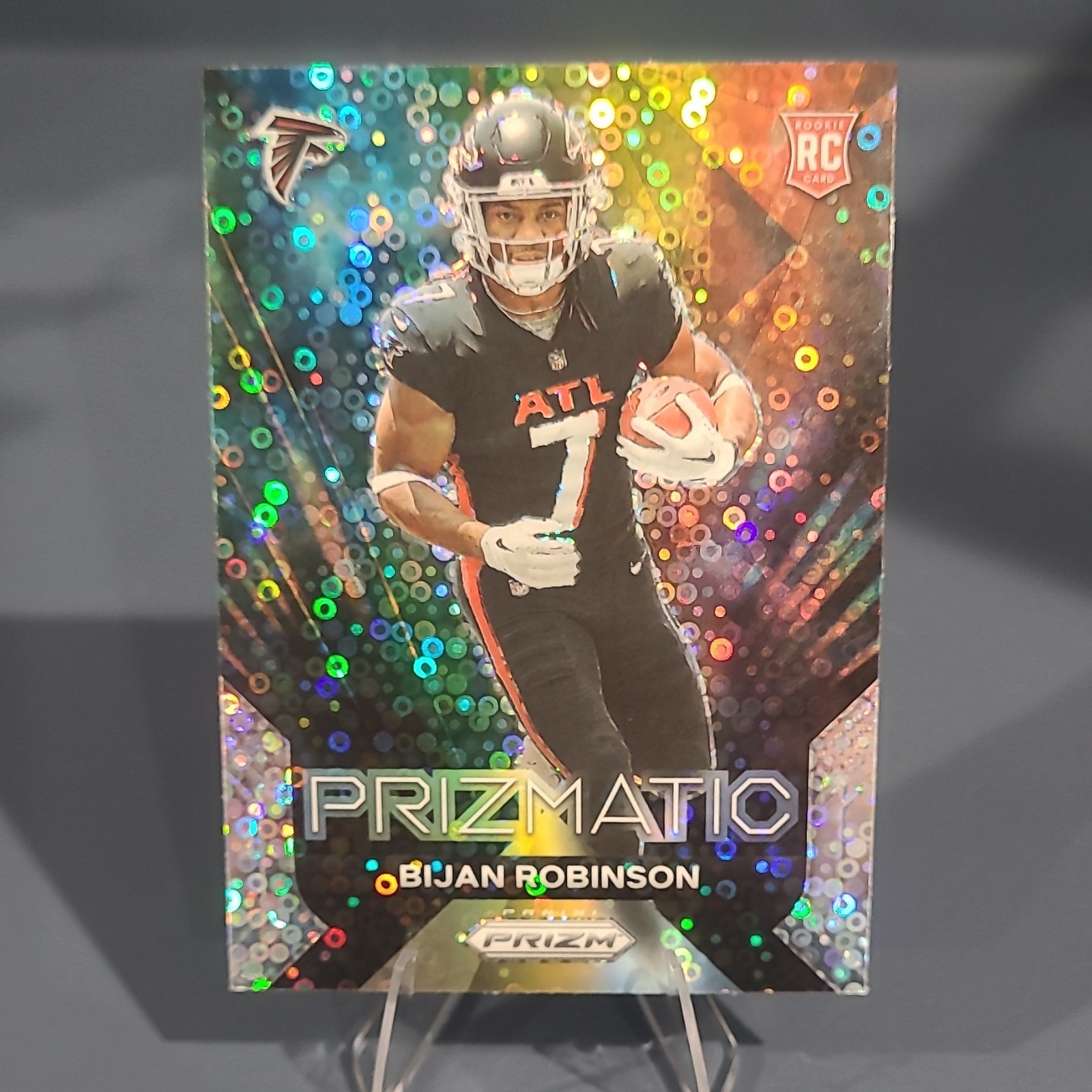Bijan Robinson Panini Prizm Prizmatic #19 Base
