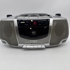 Coby CX-CD248 Portable CD, Cassette, Radio - New Belts Installed