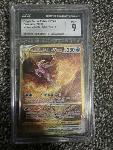 Pokémon TCG Crown Zenith Palkia VSTAR Origin Forme GG67/GG70 Mint Cgc 9 - Picture 1 of 1