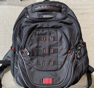 Samsonite Tectonic Perfect Fit 17  Laptop Backpack Black/Red Tech Travel Bag