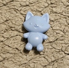 Cat Toy Figure 1.25 Inches Tall Blue Loose