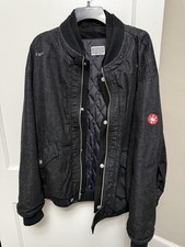 Cav Empt Double Flap Zip Denim Jacket Black X...
