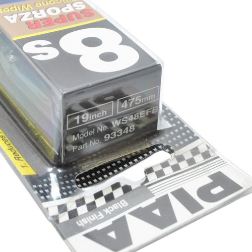 PIAA SUPER SPORZA SILICONE WIPER 475MM 19" SIZE 8 - WS48EFB 93348 FORD FIESTA - Picture 5 of 5