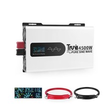 24V 4500W Pure Sine Wave Power Inverter with LED Monitor - 24V DC to 110V/120...
