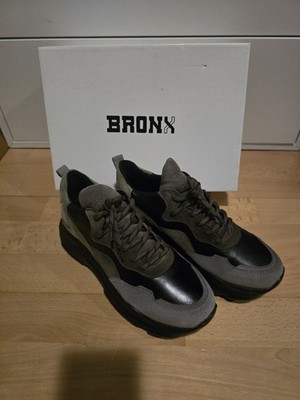 Bronx Sneaker Baisley Größe EU 40 / UK 7,Farbe: Grey/Black/Khaki Neu