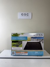 Alfombra de calentador de agua solar para piscina Intex para 8,000 galones sobre el suelo - negra