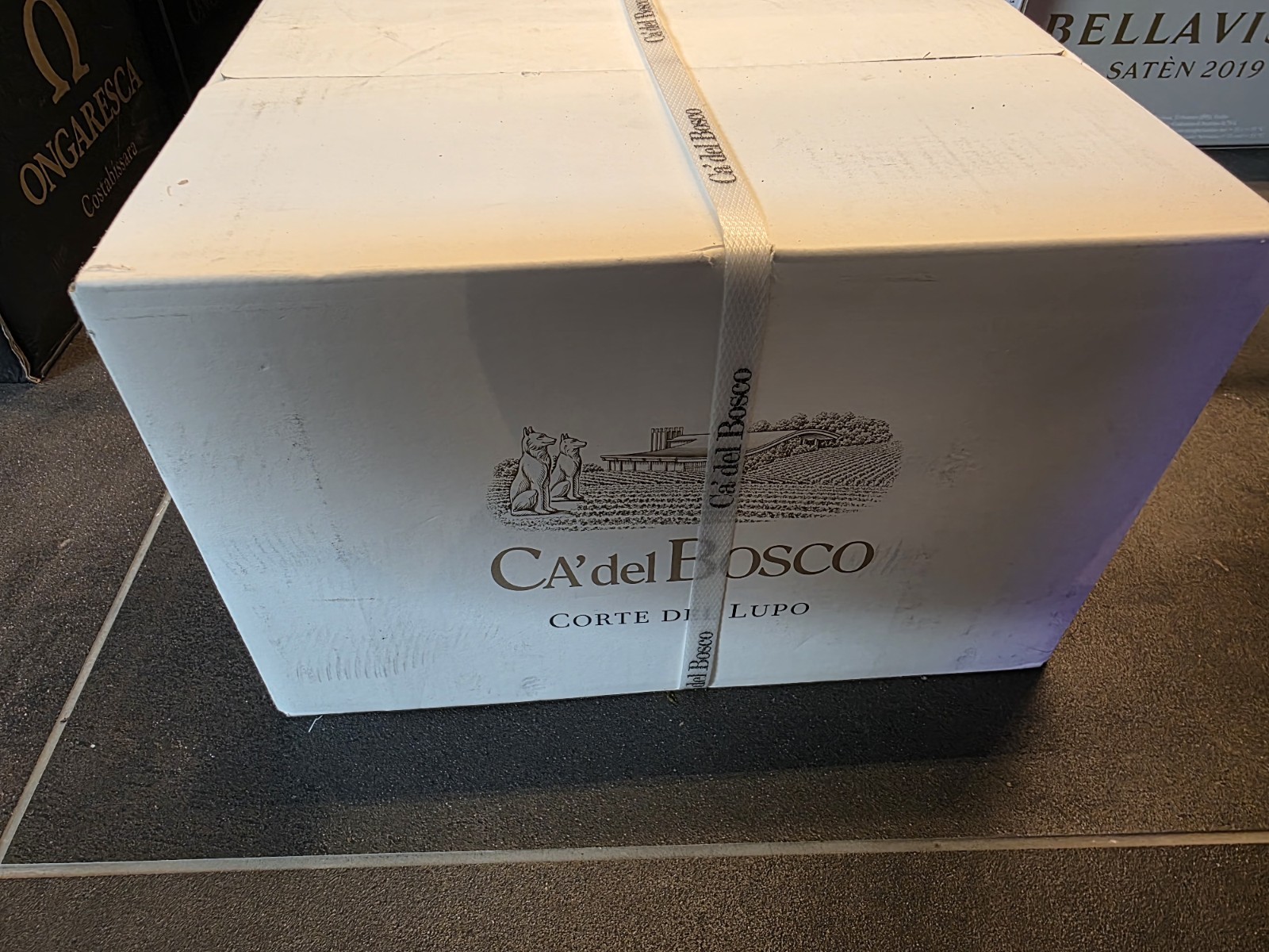Cartone 6 Bottiglie CORTE DEL LUPO Curtefranca Bianco 2023 CA DEL BOSCO