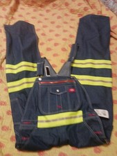 Dickies High Visibility Overalls, New, Blue, 36X32. Men/ Women