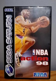 NBA Action 98 - Sega Saturn - Boxed with Manual - PAL / ELSPA Kobe Bryant