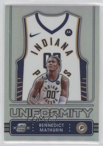 2022-23 Panini Contenders Optic Uniformity Bennedict Mathurin #28 Rookie RC