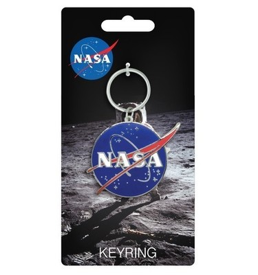 OFFIZIELLER NASA FRIKADELLE LOGO METALL SCHLÜSSELANHÄNGER SCHLÜSSELRING ARTEMIS 2 II BRANDNEU!