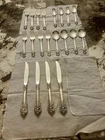 Wallace Grand Baroque Sterling 20 Piece  Flatware Set