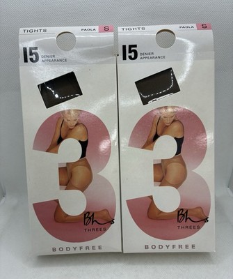 2 Boxes BHS Bodyfree 15 Denier Tights Paola Size S (8-12)Sheer Stockings Threes