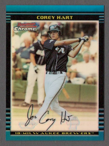 Corey Hart #141 2002 Bowman Chrome Draft Picks card
