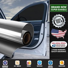 Black One Way Privacy Film Window Tint for Home Mirror Vinyl Roll Heat Control