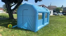 Inflatable Paint Booth 13ft Portable Motorcycle Car Painting Tent W Blower Fan Inflatable Paint Booth 13ft Portable Motorcycle Car Painting Tent W Blower Fan
