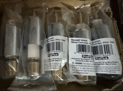 ProPlus 163442 Mixet Shower Faucet Valve Post-1968 lot of 5