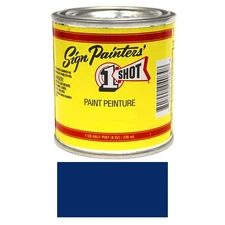 1/2 Pint 1 Shot 158L DARK BLUE Paint Lettering Enamel Pinstriping One Shot