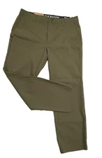 Eddie Bauer Men's Tech Chino Pant Size 36x30 Green NWT NEW $85