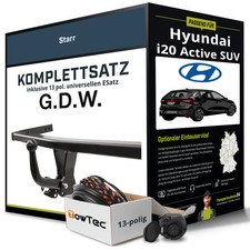 Anhängerkupplung starr für HYUNDAI i20 Active SUV +E-Satz NEU PKW