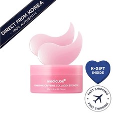 Medicube PDRN Pink Caffeine Collagen Eye Patch 60 Sheets 2.99 oz K-Beauty