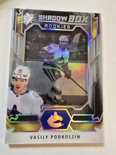 2021-22 Upper Deck SPX Vasily Podkolzin Shadow Box Rookie RC #SB-22 Canucks