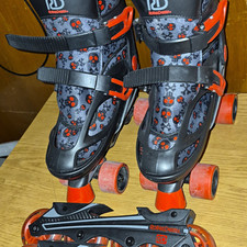 Roller Derby RD Boys Youth Adjustable Quad Roller Skates Size 3-6
