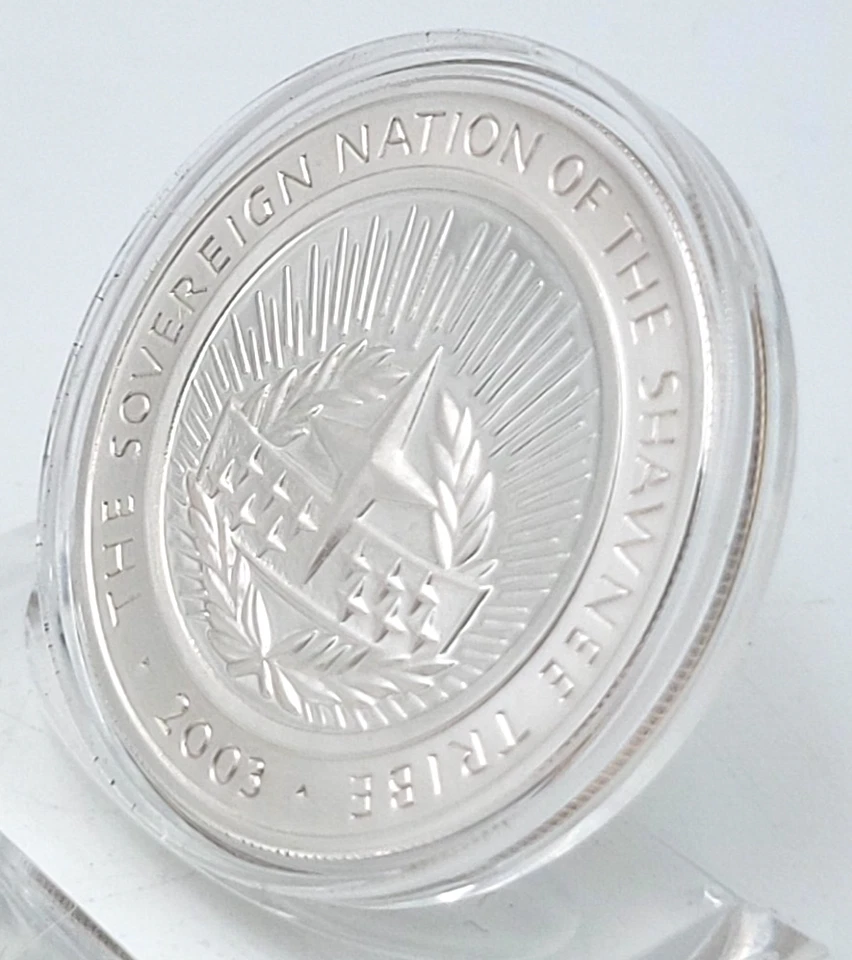 2003 Lewis Clark Drouillard One Dollar Proof Shawnee Tribe Coin Lot. H34 - Image 3 of 4