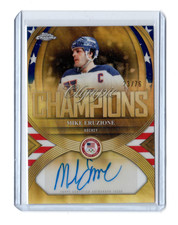 2026 Topps Chrome Winter Olympics Mike Eruzione Champions USA FLAG /76 Auto
