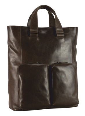 LEONHARD HEYDEN Porto Tote Bag / Backpack Rucksack Greybrown dunkelbraun Neu