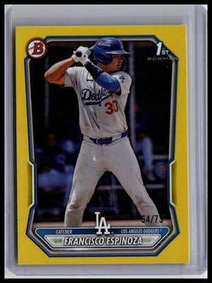 2026 Bowman #BP-106 Francisco Espinoza Prospects Yellow #/75