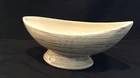 Vintage MCM McCoy Pottery Harmony Ivory and Green Planter Compote 1960's