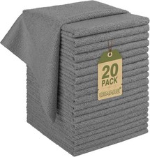 Microfiber Cleaning Cloth, 20 Pack Reusable Microfiber Towels for Cars Lint